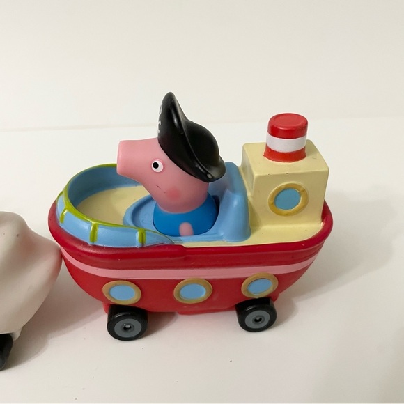 Lot of 4 Cars Peppa Pig Car Figures Buggy Racers Wheelin Jazwares - Picture 4 of 16